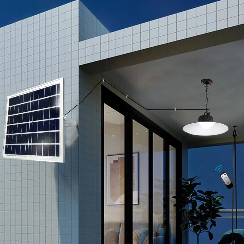 Lampu Loket Suria Luar LED Lampu Gantung Kalis Air Lampu Solar Shed